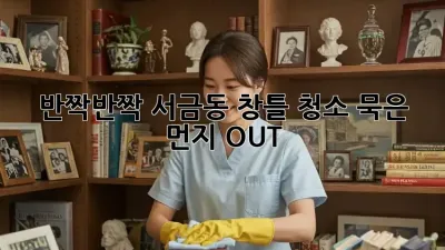 ✨반짝반짝✨ 서금동 창틀 청소, 묵은 먼지 OUT!💨